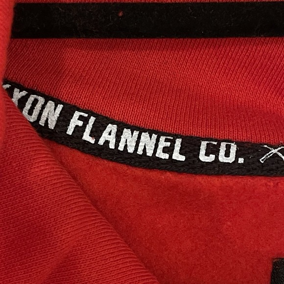 Dixxon Flannel Co Red Pullover Hoodie Mens 4XL - NWT Logo, Pockets, Warm, Game - Picture 5 of 16